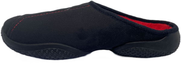 mule bercy noire pour femme vue laterale