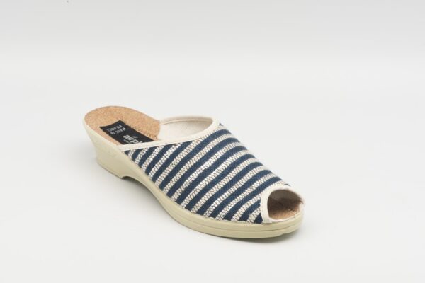 Mule CLARA femme bleu ou rouge