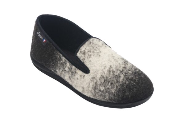 Chausson WOBALZER Homme blanc et noir