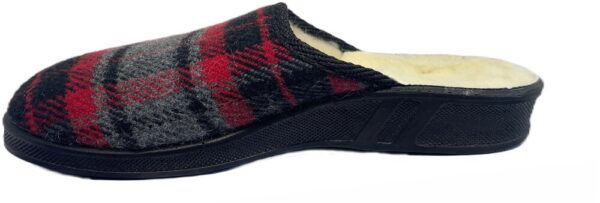 Mule FIP Homme Rouge vue latérale