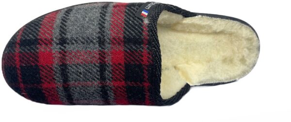 Mule FIP Homme Rouge vue de dessus