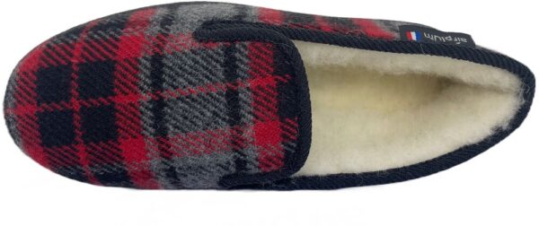 Chausson POITOU Homme Et Femme Rouge vue dessus