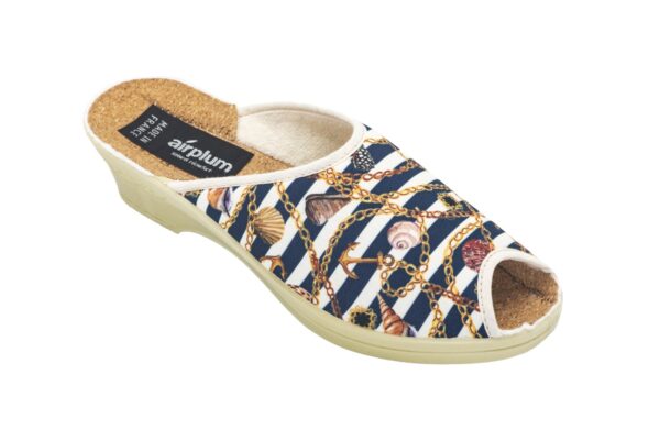 Mule CLAPOT femme rayé