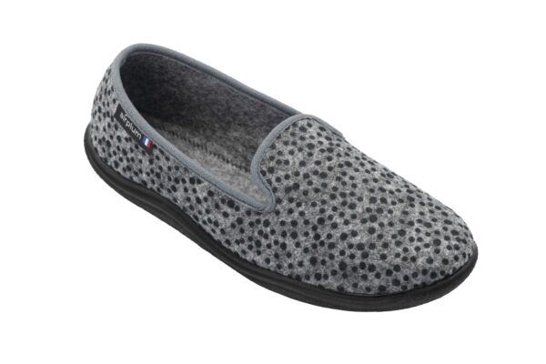 Chausson ZIGOTON Femme gris ou rouge