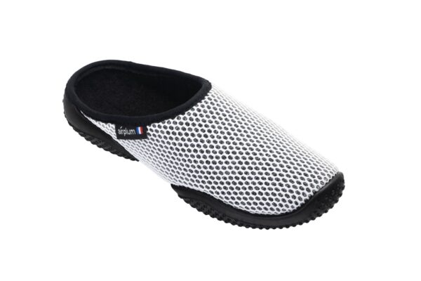 Mule BOX23 Femme blanc et noir