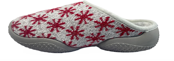 mule baponi rouge vue laterale