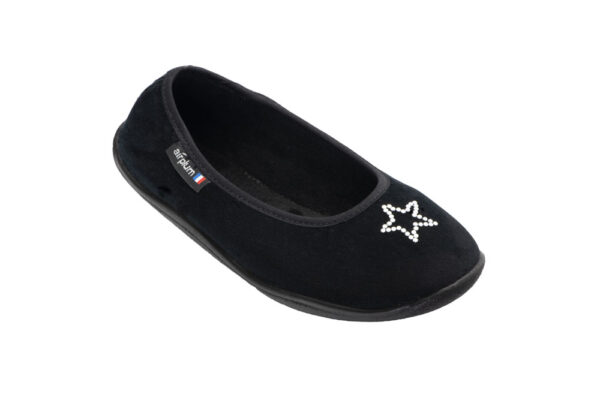 Ballerine Femme Zestar noir Airplum