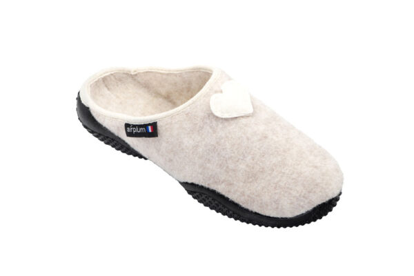Mule Femme Bécopic écru ou anthracite Airplum