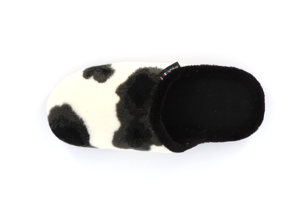 Mule WACHE Femme blanc et noir – Image 4