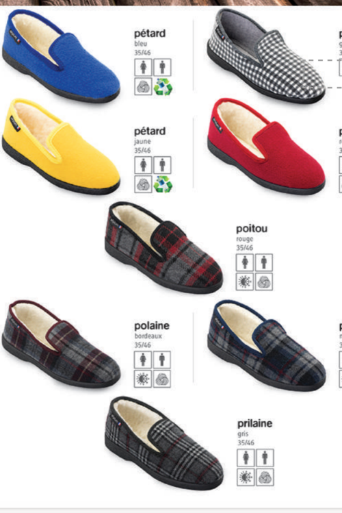Chaussons-chauds-laine-de-mouton-style-charentaises-airplum_ Chaussons en laine de mouton style Charentaises fabriqués en France