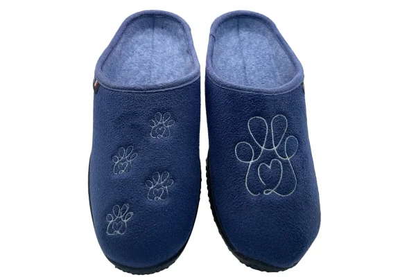 paire de mules femme bleu BERLIOZ