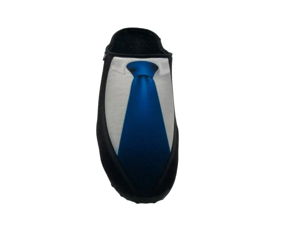 vue de haut Mule homme semelle intérieure textile éponge