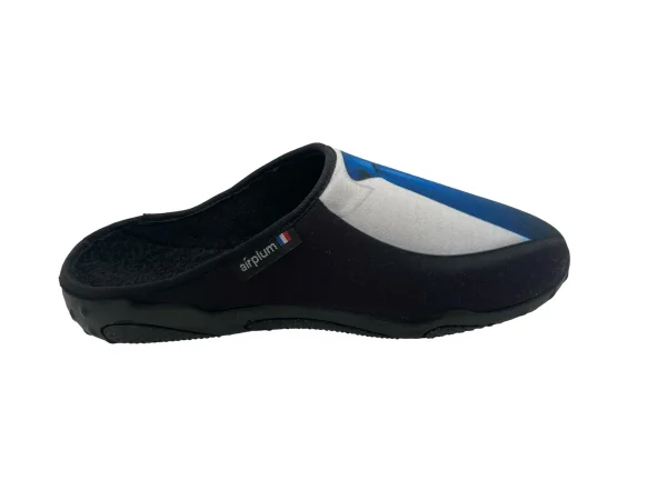 Mule homme semelle intérieure textile éponge