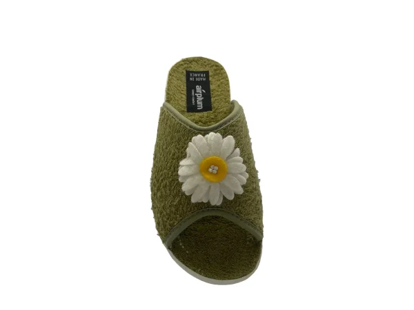 Sabot ouvert femme spécial pour pieds larges. vue de haut