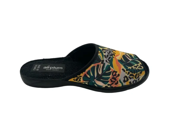 Mule ouverte femme multicolore TIGRE vue de côté