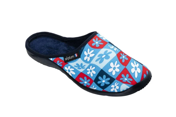 Mule fermée femme couleur bleue modèle TILLY