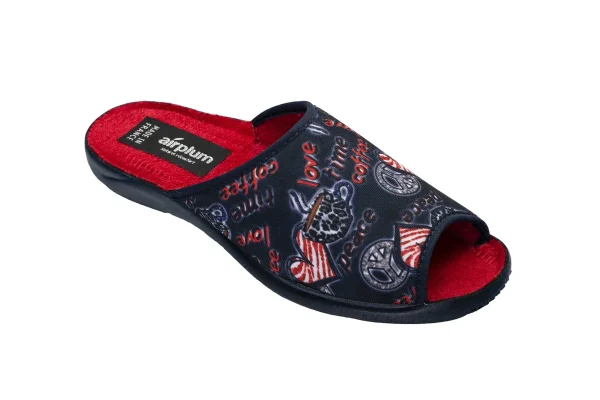 Mule ouverte femme couleur marine modèle TIME