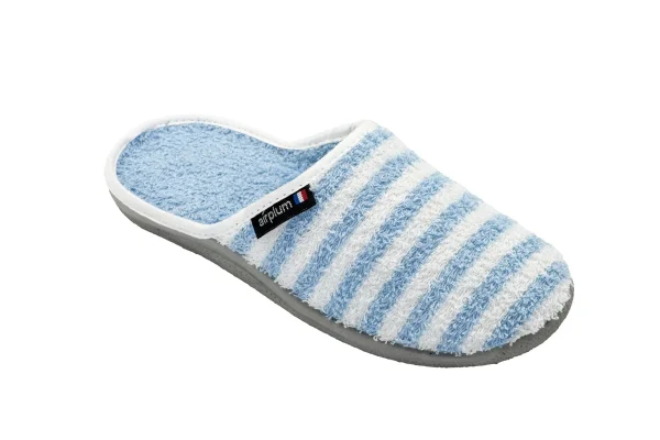 mule fermée pour femme couleur bleu ciel, modèle weneto