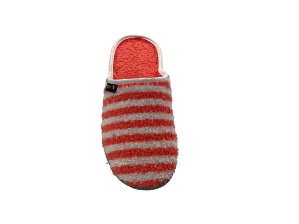 Mule fermée femme WENETO couleur corail vue du dessus