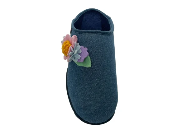 Mule femme ZORA dessus JEAN vue de dessus