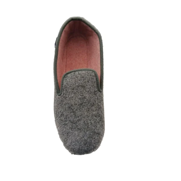 chausson femme Z GMS en gris vue dessus