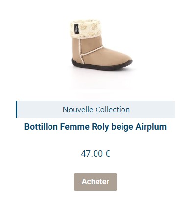 Pantoufle montante façon chausson chaussure boots noire et blanche