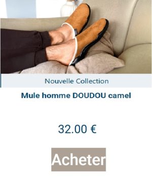 Des pieds avec des mules Doudou